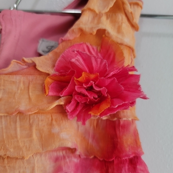 Jona Michelle Tiered Dress Size 7 - Picture 3 of 6